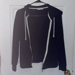 Forever 21 black hooded jacket